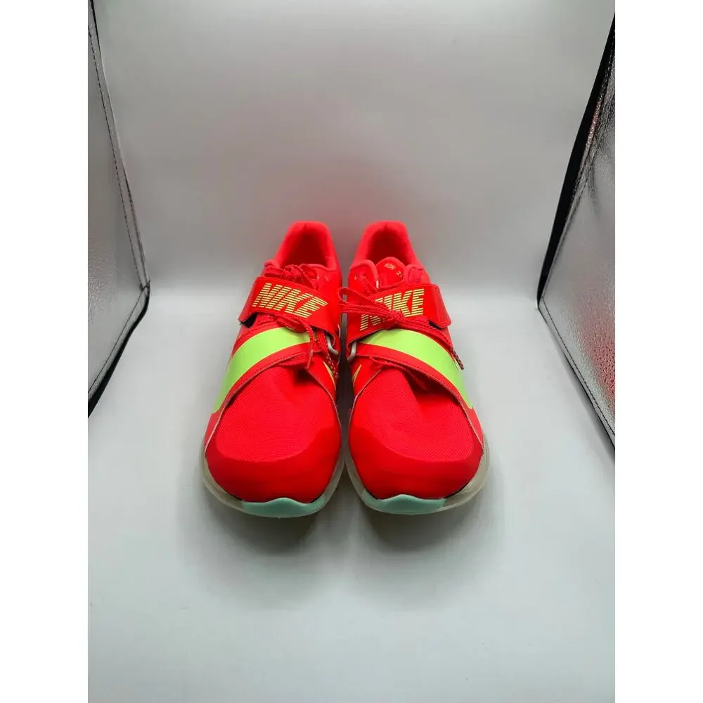 Nike Zoom Long Jump Elite “Bright Crimson Lime Blast” size 9.5 men’s